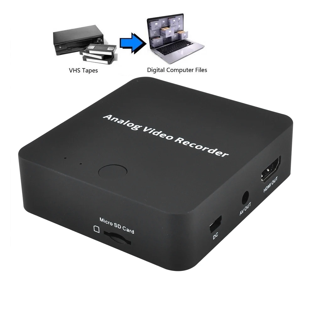 Аналоговый видеорегистратор запись и цифровое видео с VHS видеомагнитофона