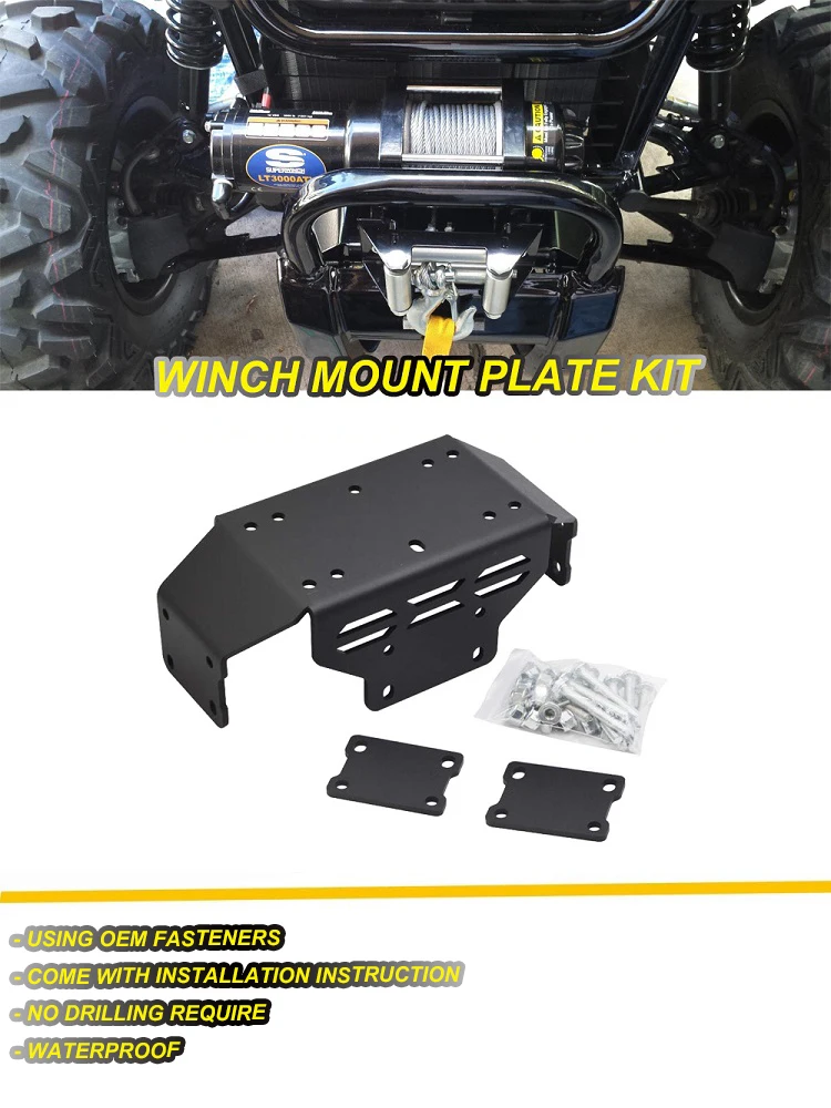 Крепление для лебедки Набор тарелок для- Honda Pioneer 500(поставляется с полной инструкцией по установке