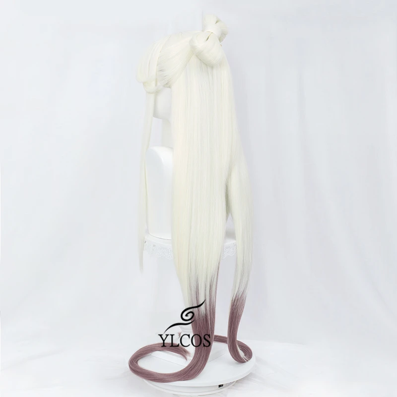 

Game Genshin Impact NingGuang Cosplay Wig Halloween Party Costume Accessories