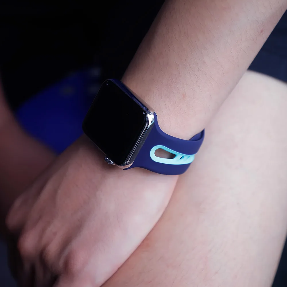 Спортивный ремешок для apple watch pulseira apple watch 4, 3, 5, ремешок 44 мм, 40 мм, iwatch band 42 мм, 38 мм, браслет correa, ремешок для часов
