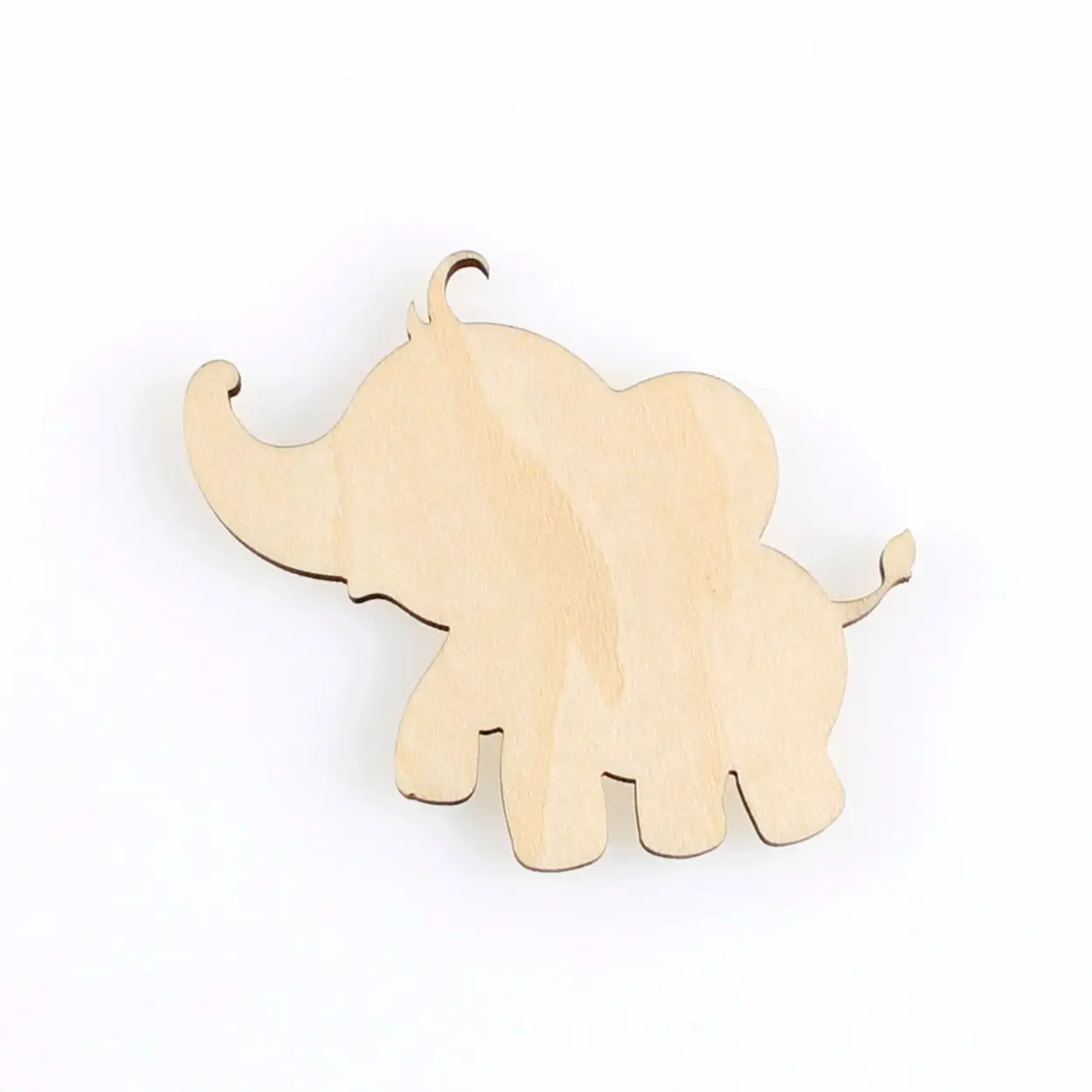 

Baby elephant shape, mascot laser cut, Christmas decorations, silhouette, blank unpainted, 25 pieces, wooden shape (1422)