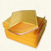 100pcs kraft bubble mailer envelopes padded mailing bagsmall self sealing shockproof mailing bags large express packaging pouch