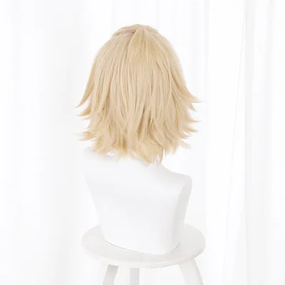 Парик для косплея мангиро Сано из аниме Токио короткие светлые волосы