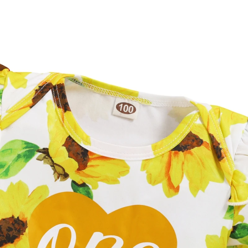 

3Pcs Summer Newborn Baby Girl Clothing Set Floral Print Bodysuit Rompers Tops +Skirt+Headband Baby Clothing Outfits 0-24M