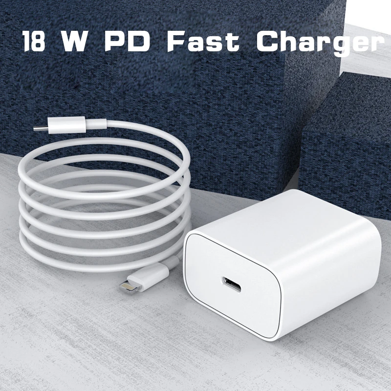 

18W 3A EU/US Plug PD USB Charger Quik Charge 3.0 Mobile Phone Charger For iPhone 12 Samsung Xiaomi Fast Wall Chargers