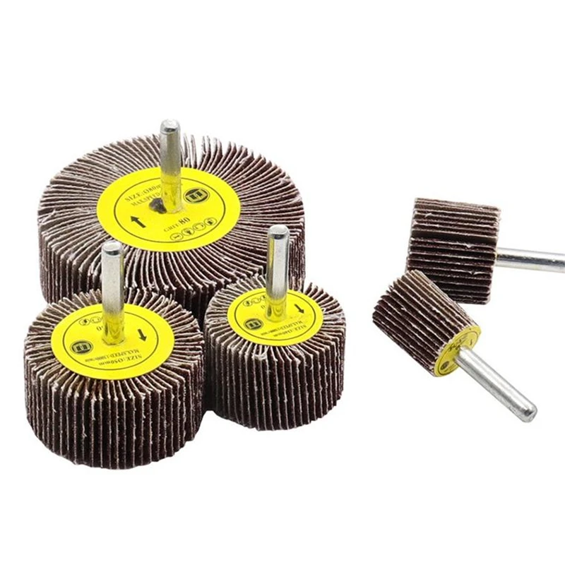 16-80mm 80 Grit Sanding Flap Wheel Disc Abrasive Grinding Dremel Accessories Sandpaper Polishing Tools 6mm Shank For Drill | Инструменты