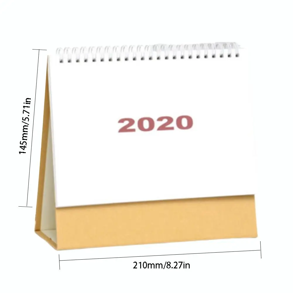 

2020 Calendar Simple Style Calendar Desktop Calendar Date Notepad For Home Office Desks Daily Schedule Table Planner