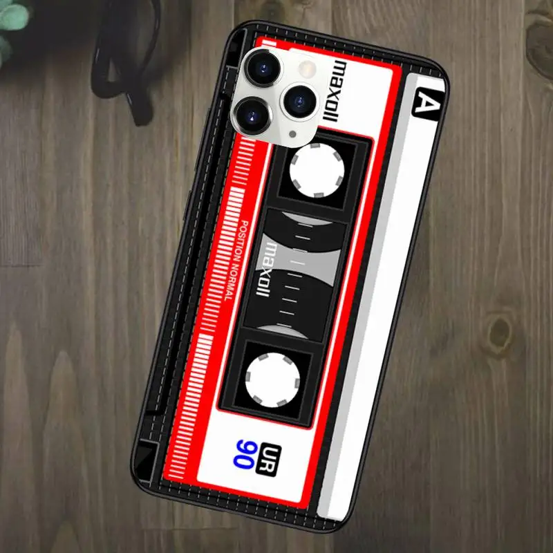 

RETRO CASSETTE TAPE vintage Phone Case for iPhone 11 12 mini pro XS MAX 8 7 6 6S Plus X 5S SE 2020 XR