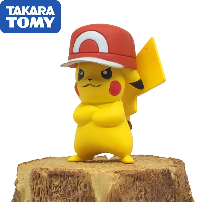

TAKARA TOMY натуральная Покемон фигурка Коллекционная карман модель монстра MC Пикачу XY фигурка кукла