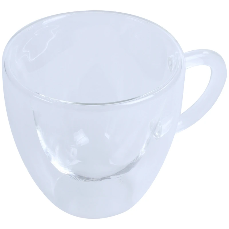 Промо-акция! Термостойкие стеклянные чайные чашки в форме сердца с двойными