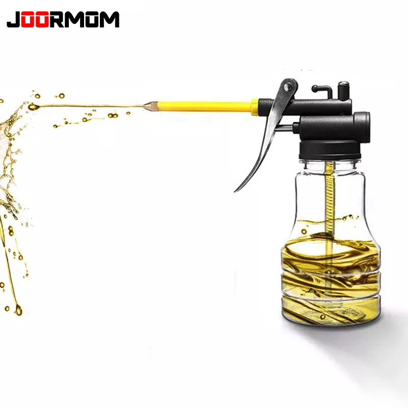 1pcs Oil filling Equipment 300ML Transparent High Pressure Pump Oiler Lubrication Can Plastic Machine Pot Ordinary hose| |