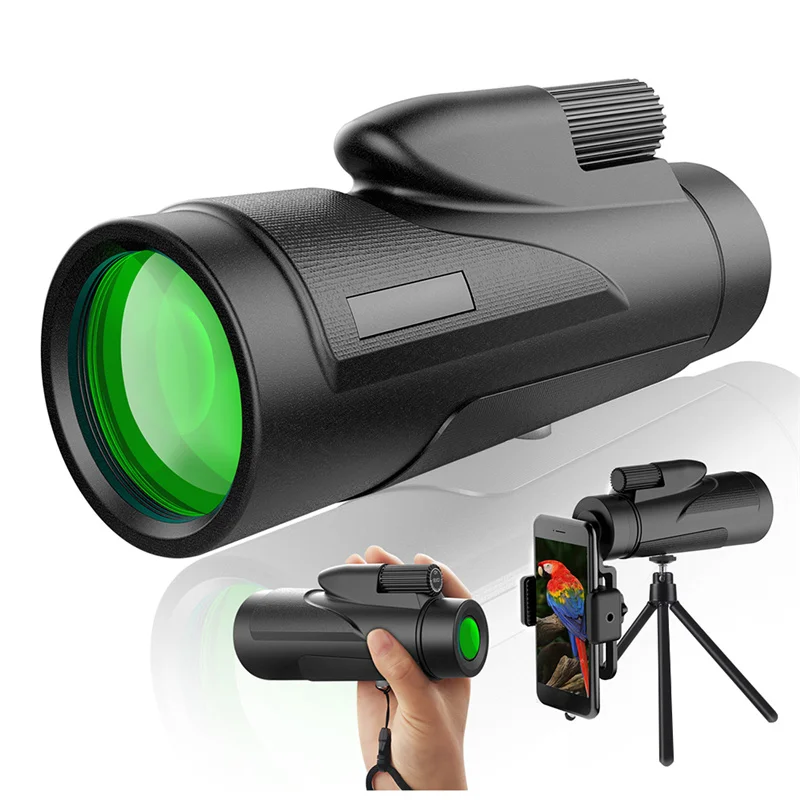 12X50 High-power High-listing Waterproof Zoom Monoculars Suitable for Bird Watching Wild Animal Hunting Camping Hiking | Инструменты