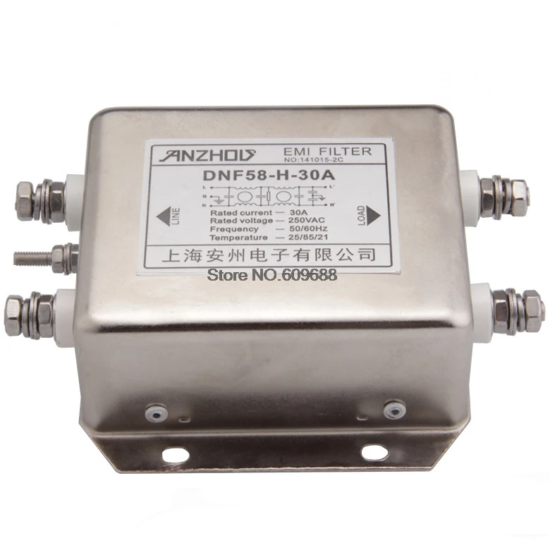 DNF58-H-30A 30A 250V Серводвигатель специальный фильтр индуктор EMI фильтр питания