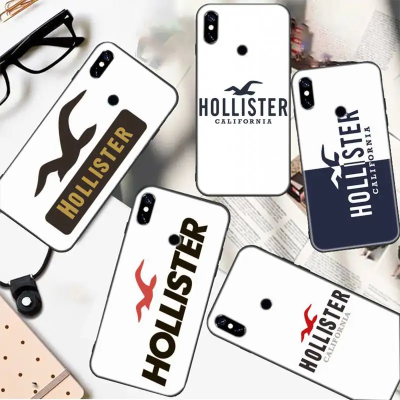 

HOLLISTER Soft Phone Case For Redmi 7 8 9 A K20 30 Pro Note 8 9 Pro 9s