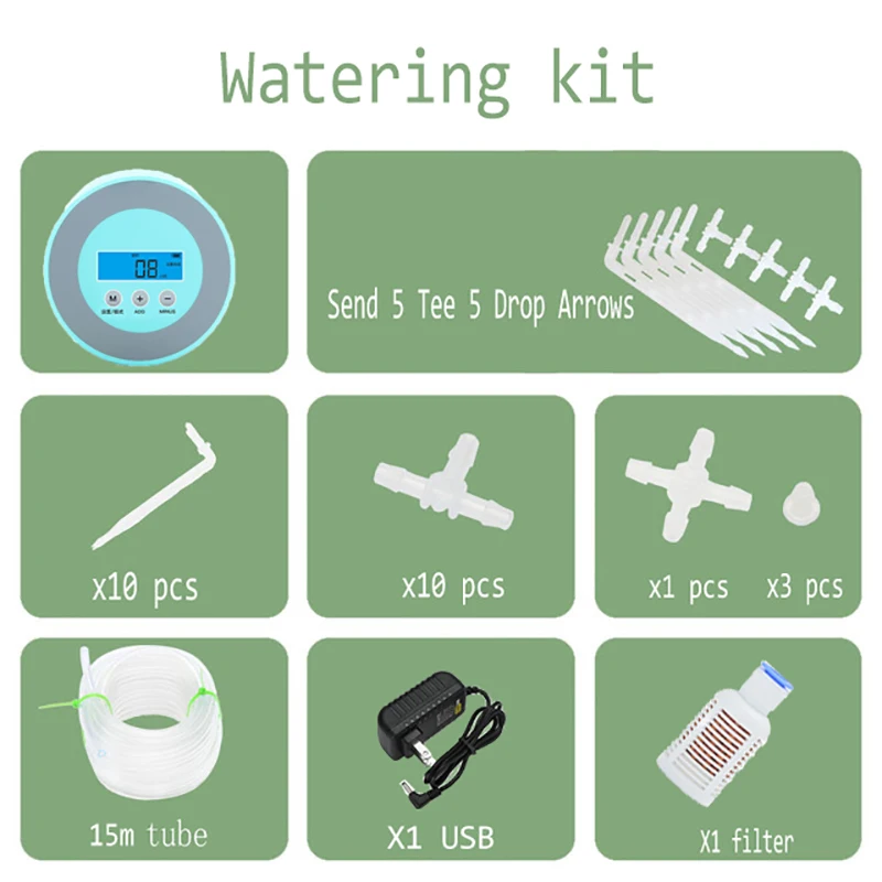 2020 ЖК дисплей сад интеллигентая (ый) автоматический полив устройство таймер