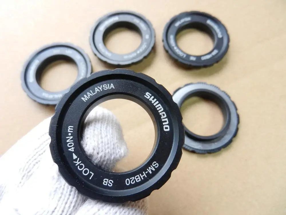 Shimano SM-HB20 центральный замок кольцо дискового тормоза ступица ротора стопорное