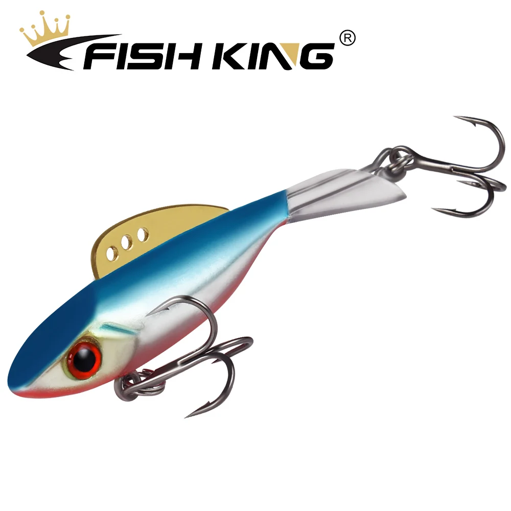 

FISH KING Winter Ice Fishing Lure Balancer 3D Eyes Jig Bait Hard Lure Jigging Balanced Fishing Bait For Catching Perch and Pike