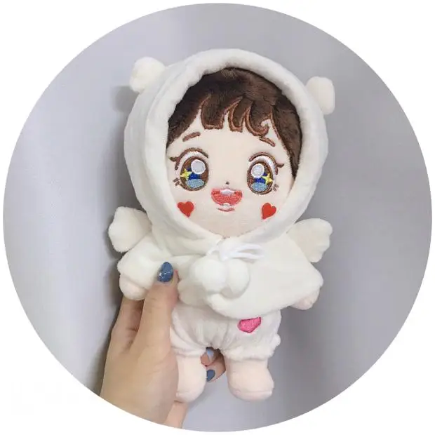 [MYKPOP] Одежда и аксессуары куклы KPOP: плащ с капюшоном Ангелом + штаны комплект из 2