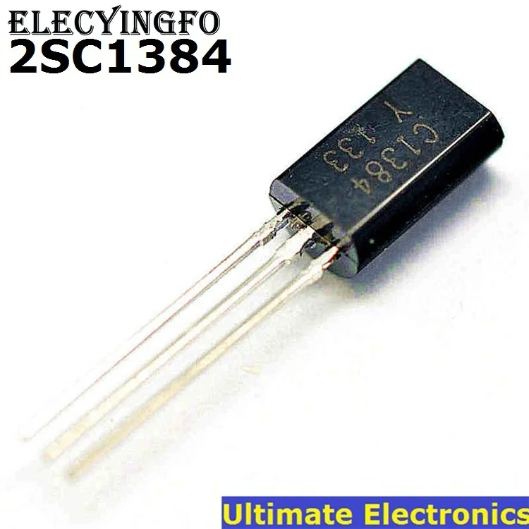 100 шт. 2SC1384 Силовые транзисторы NPN транзистор для аудио Применение 1W 60V 1A TO-92L C1384 -