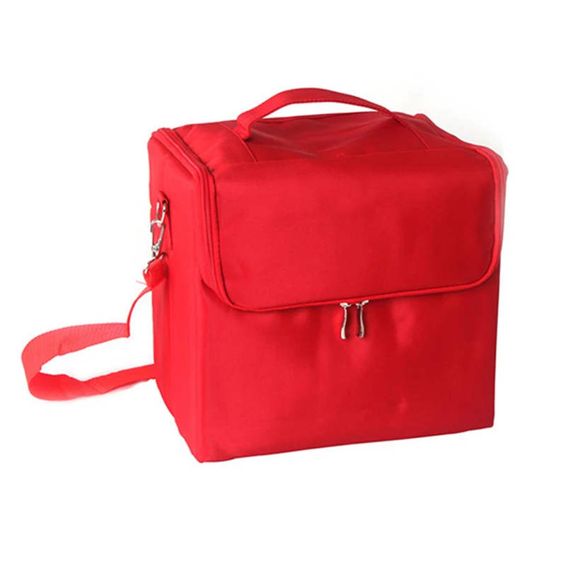 Storage bag 2 QMJHVX Высокое качество Профессиональный пустой макияж Mujer косметический Чехол Органайзер чехол для салона красоты татуировки гвоздь художественная корзина для инструментов чехол для костюма s - Цвет: Storage bag 2