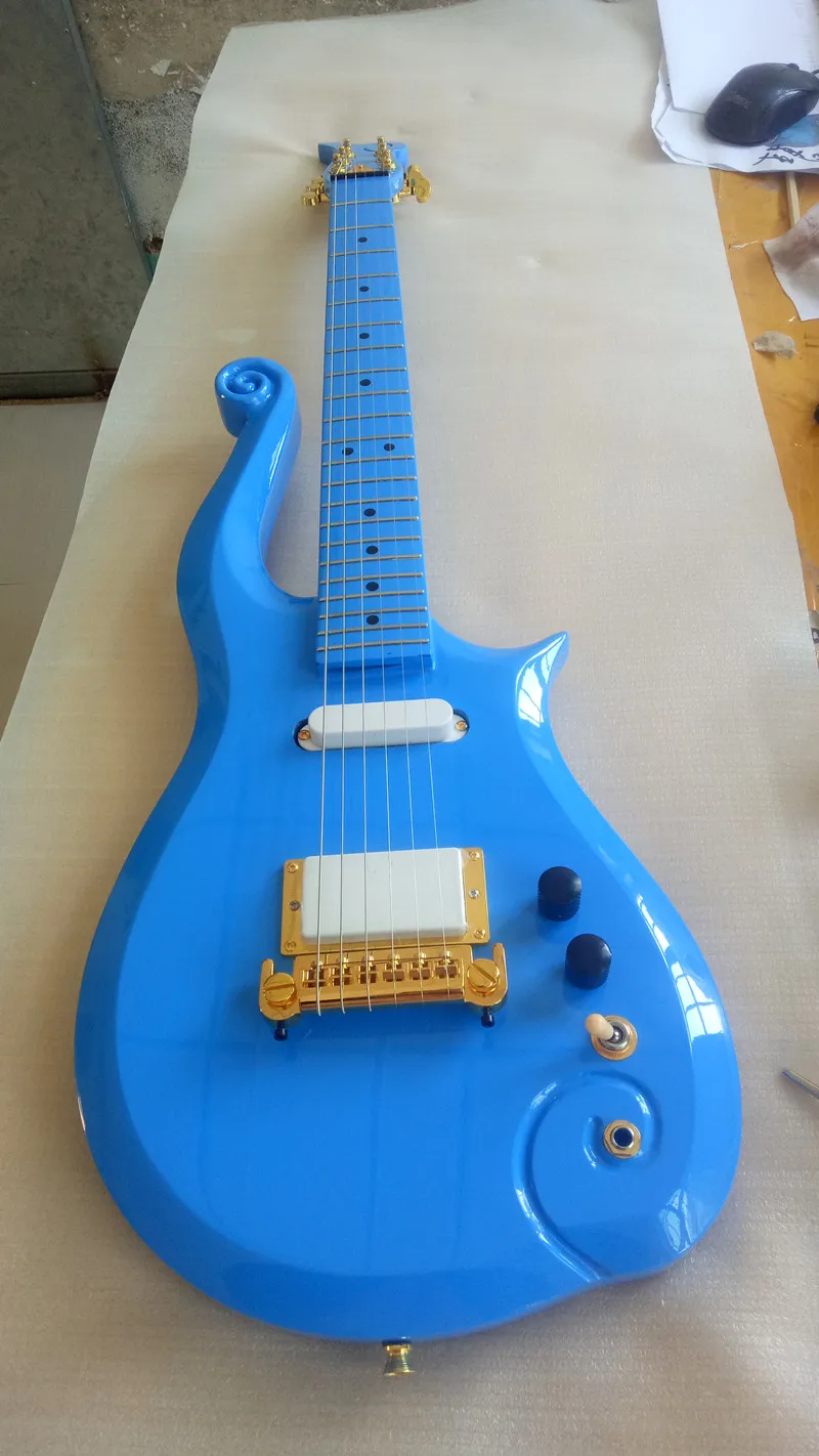 В наличии! Горячая Распродажа Высококачественная электрическая гитара blue Prince cloud
