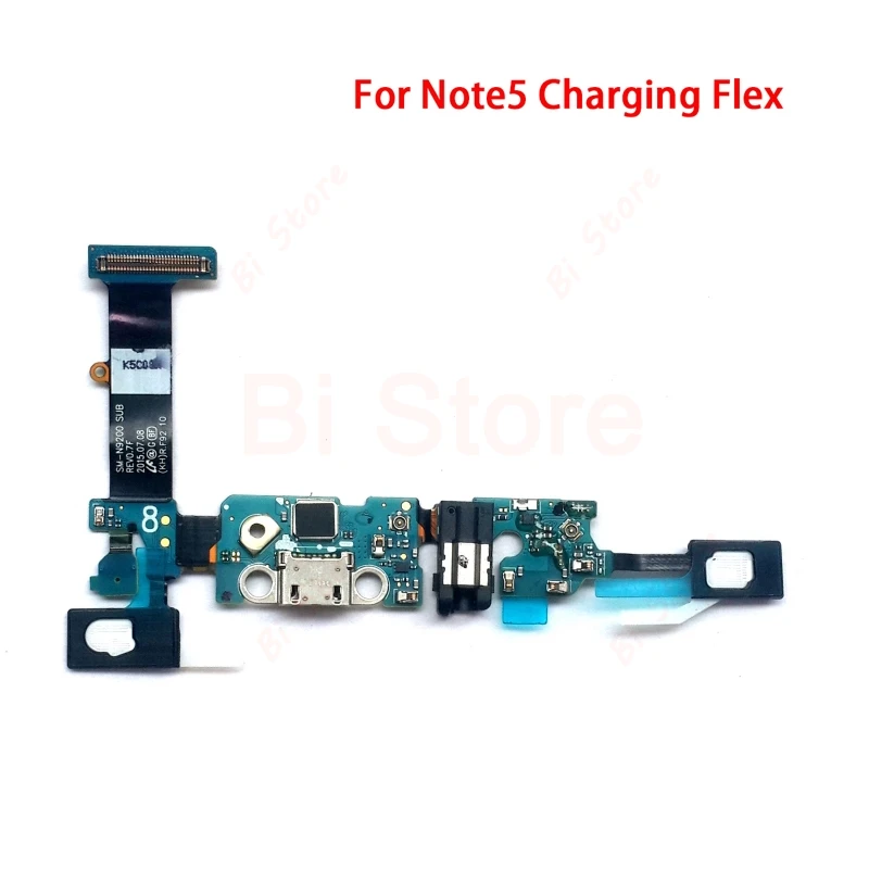 Replacement Charging Flex Cable Microphone USB Port Socket Dock Connector For Samsung Galaxy Note5 N920F N920C N920V N920P | Мобильные