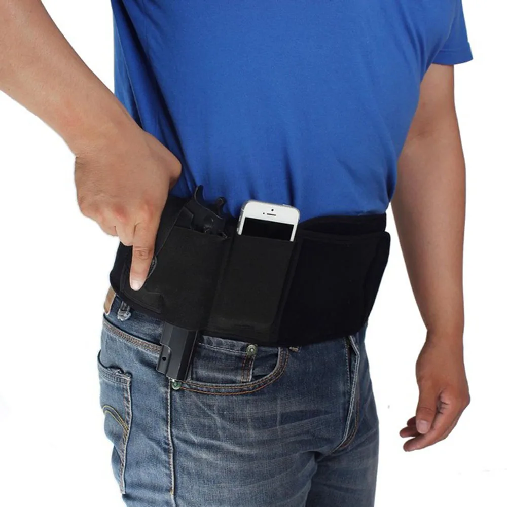 Vapanda Пистолетная Кобура Правая/левая рука для Glock 17,19, Ruger LCP и т. д. неопреновый мужской/женский пояс для живота скрытый пистолет