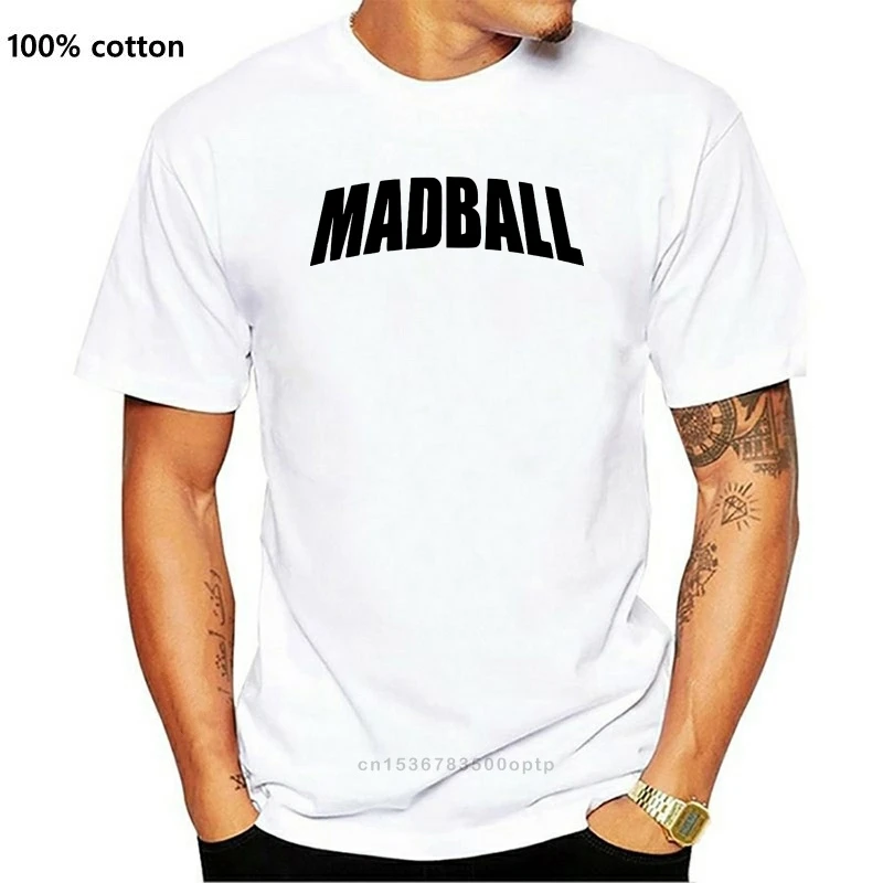 

Новая белая футболка с логотипом браслета Madball, модная повседневная футболка с круглым вырезом высокого качества, футболка с принтом, лидер ...