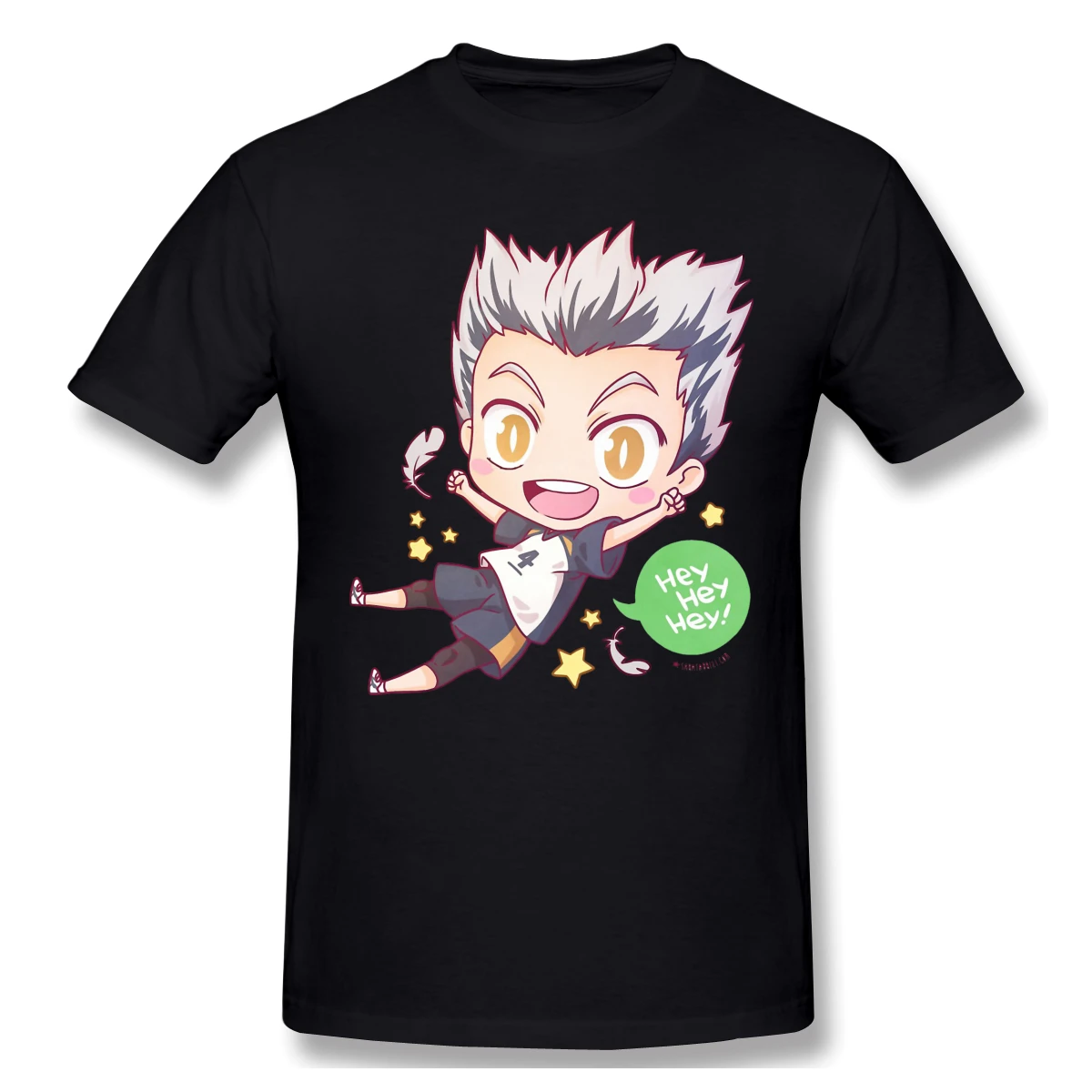 Мужская футболка Bokuto Kotaro топы на День отца haikyuu волейбол японская анимация
