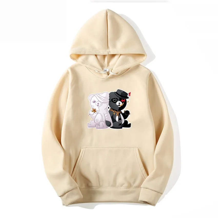 

The new Winter 2021 hoodie is a loose Dangan Ronpa print surrounding the Men hoodie, a stylish casual coat