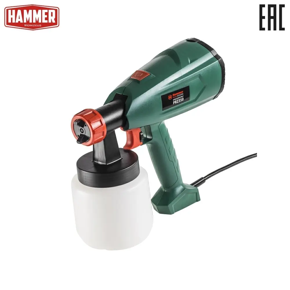 Распылитель краски Hammer PRZ 350 146 010|Опрыскиватели| |