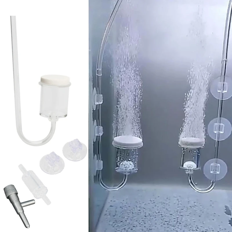 Plasti CO2 Diff использовать r с присосками аквариумные аксессуары прост в