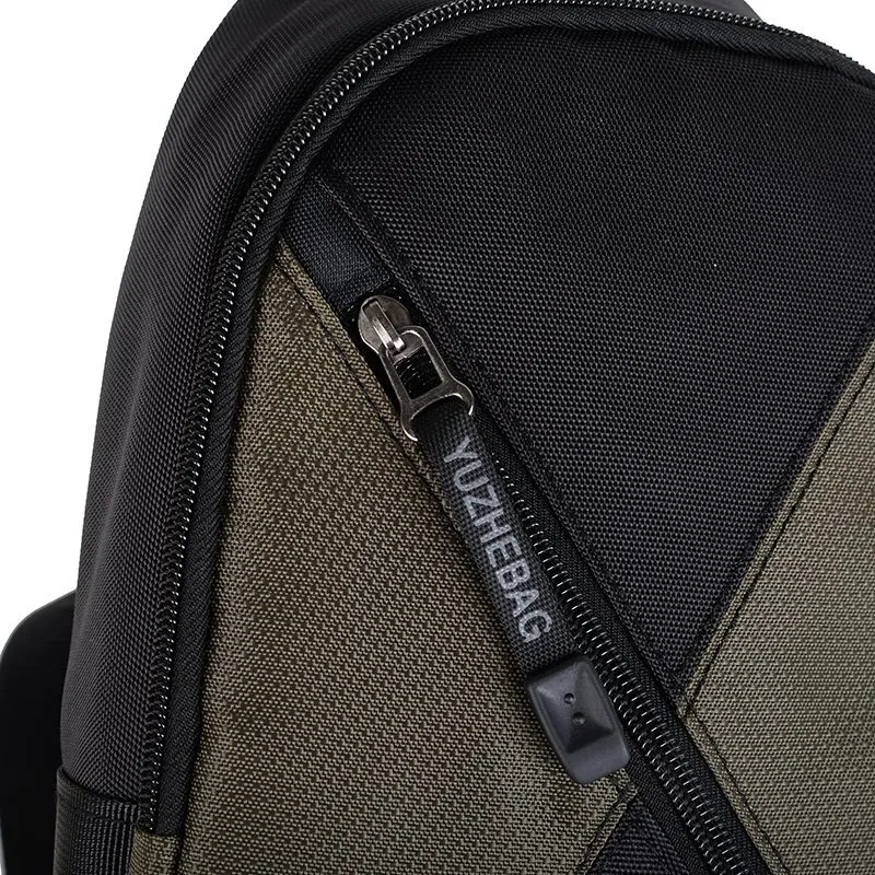 

Chest Bag for Men Casual Multifunction Waterproof Crossbody Bag Patchwork Waist Belt Pack School Shoulder Messenger Male Bags