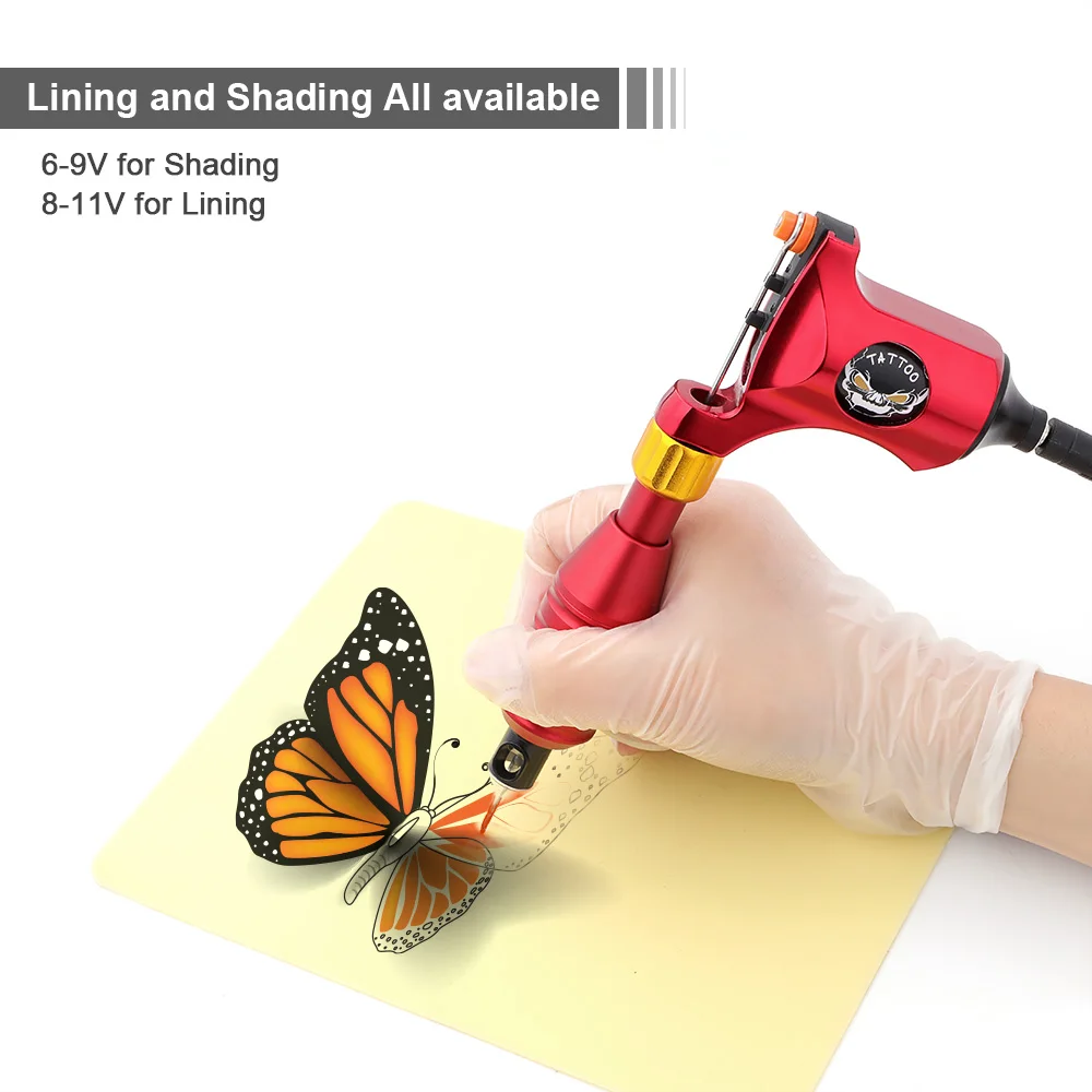 Профессиональная роторная татуировка 8 Вт профессиональная пистолет