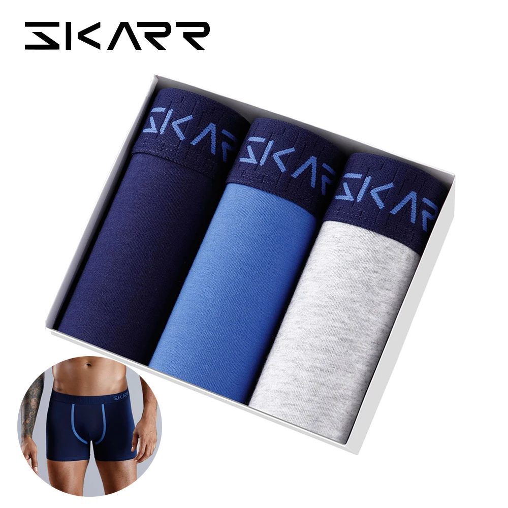 

3pcs Set Men's Panties Large Size Mens Underpants Cotton Boxers For Man Sexy Underwear Boxer Male Print Boxershorts Brands