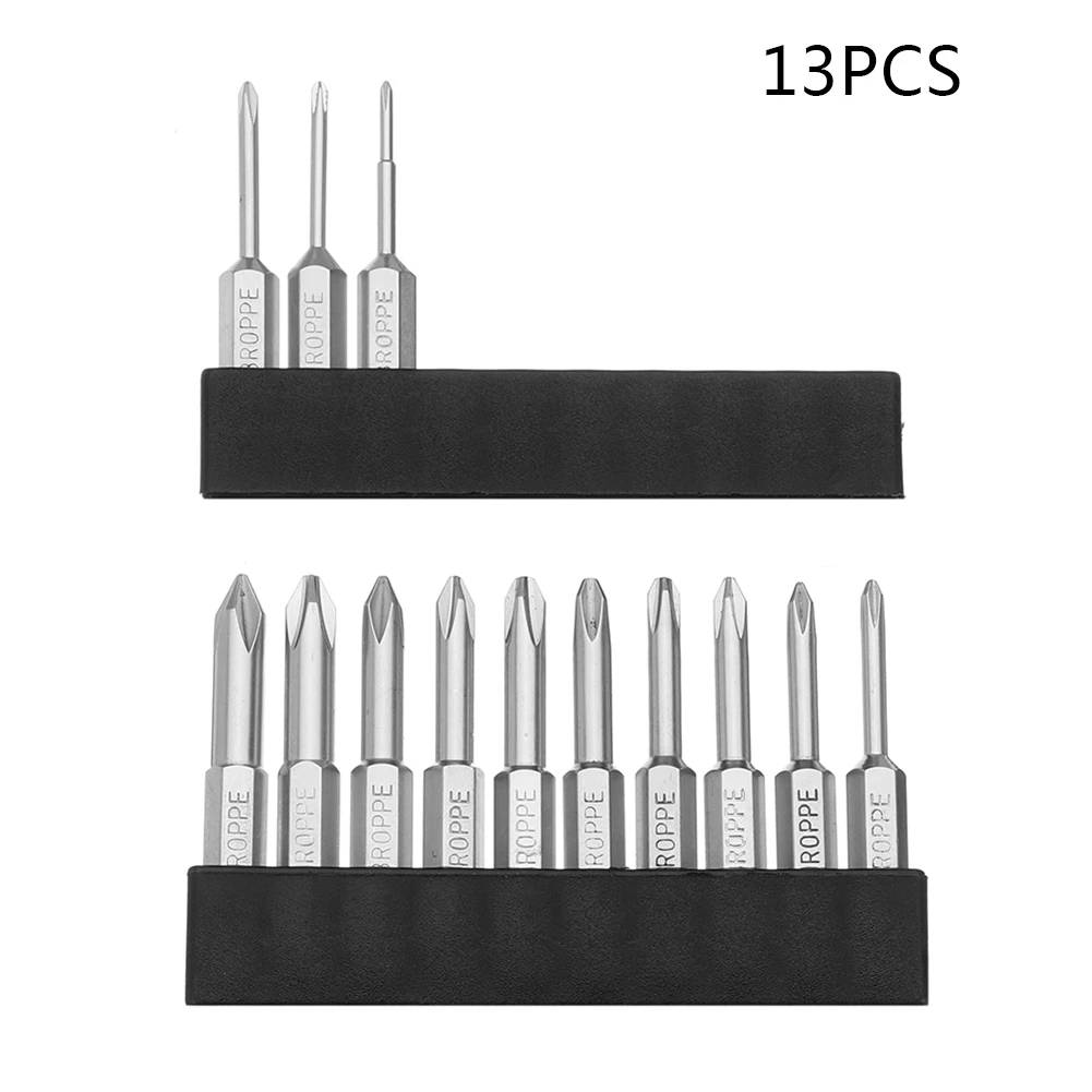 13 шт. отвертка 50 мм 1/4 &quotс шестигранным хвостовиком Магнитная с крестообразной