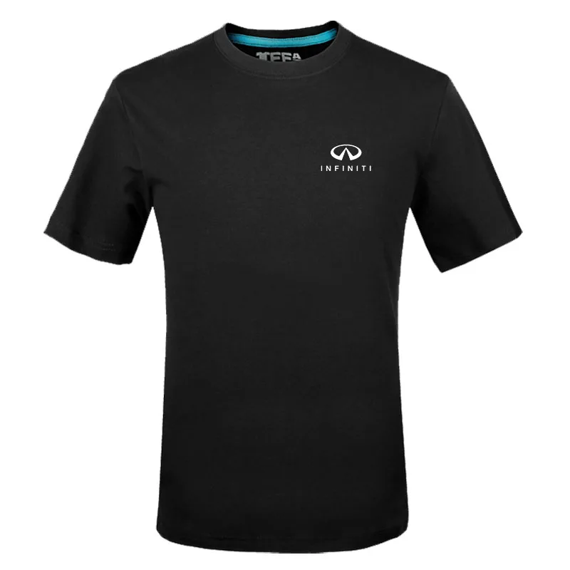 

2021 Infiniti Logo T Shirt Letter Printed Fashionable Round Neck T-shirts Short Sleeve T-shirt