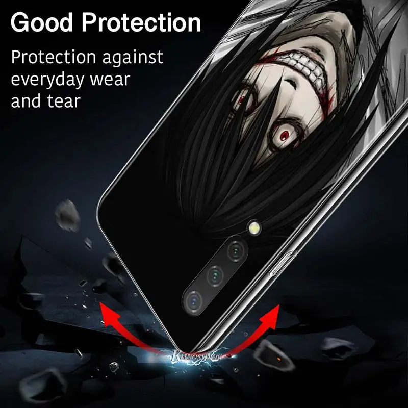 

Anime Jeff the killer Style for Xiaomi Poco M2 Pro Mi 9 9T CC9 10 Lite 5G Pro Note 10 9 SE 8 A3 F1 Lite Phone Case