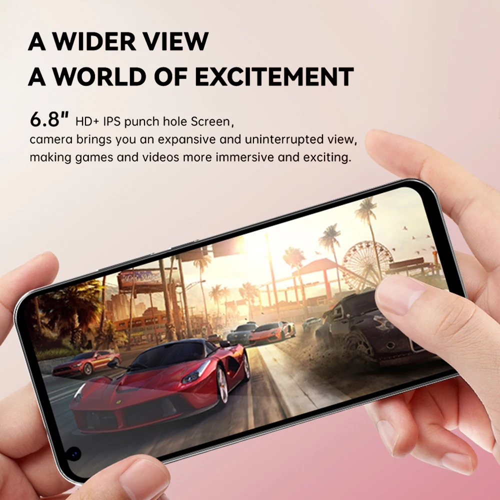 Мобильный телефон 4G RAM 128G ROM восьмиядерный смартфон 6 8 &quotHD IPS экран Android 11 Helio P60 13MP
