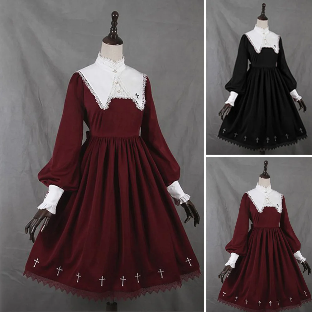 Женское винтажное вечернее платье с пышными рукавами | Тематическая одежда и