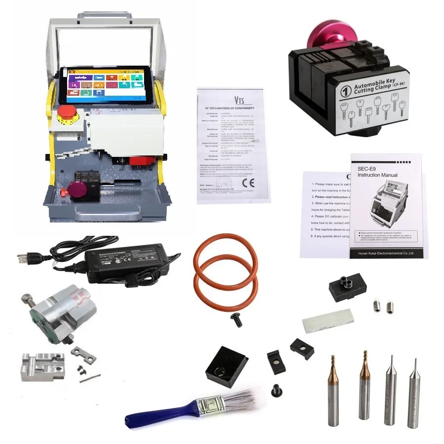 4 зажима оригинальный автоматический слесарный инструмент SEC E9 CNC автоматическая