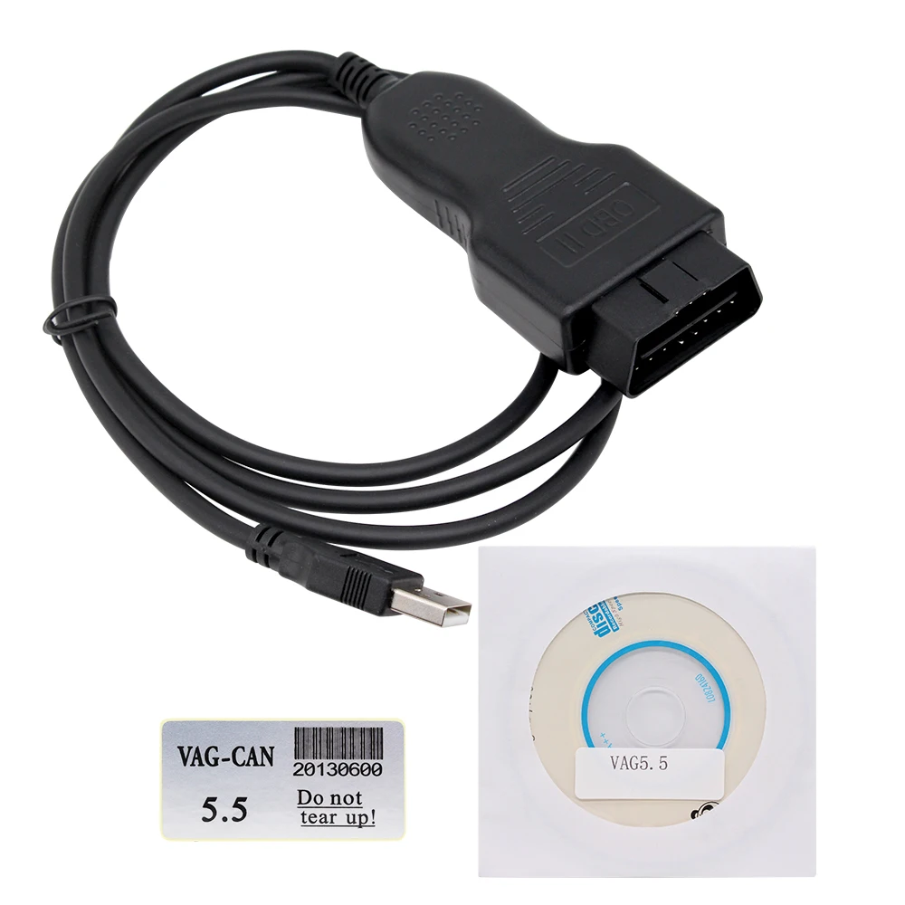 Для VAG CAN Commander 5,5 + Pin Reader 3,9 Beta Профессиональный OBD2 автомобильный диагностический кабель для Audi/VW/Skoda IMMO box reader/программа