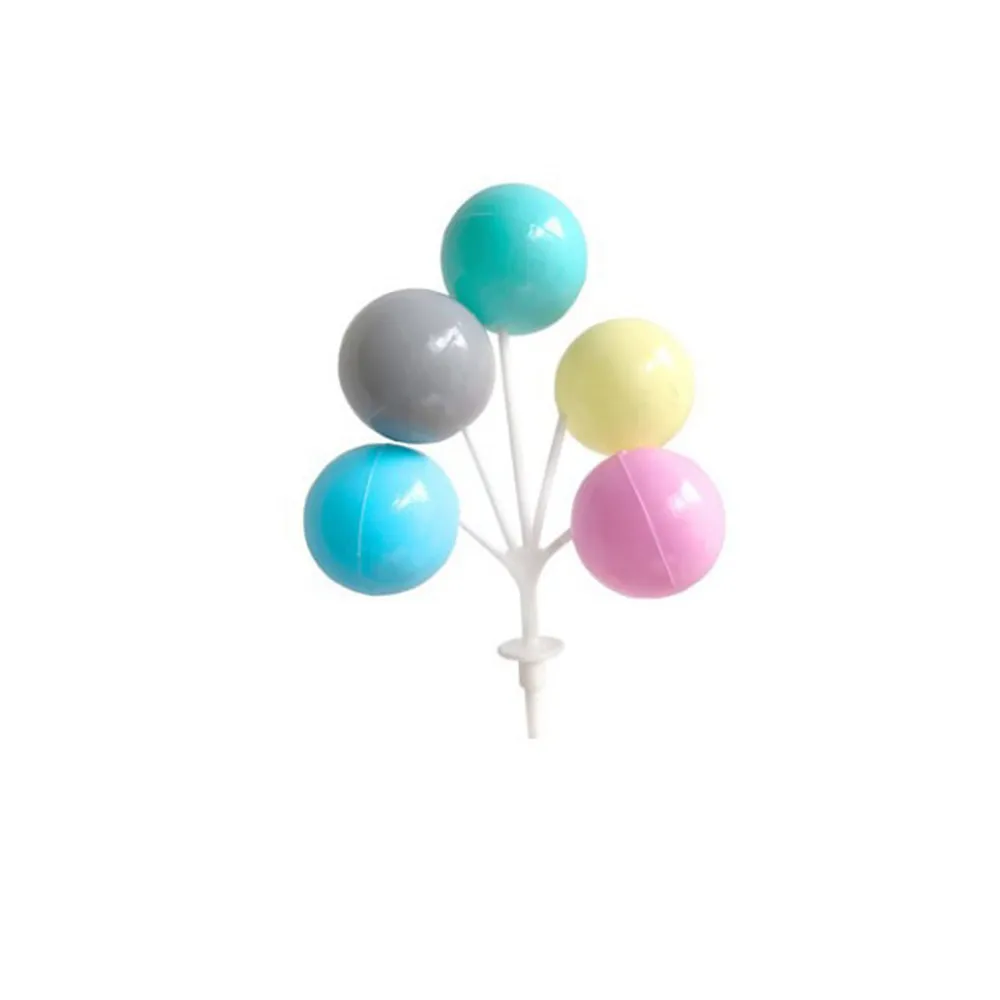 1 компл. Радужный цвет воздушный шар леденец торт Топпер С Днем Рождения