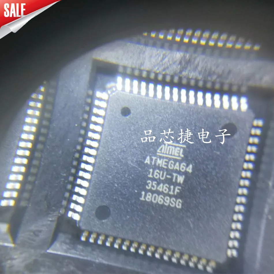 5/за штуку Бесплатная доставка Новый ATMEGA64-16AU ATMEGA64-16U Tqfp64 8-битный микроконтроллер