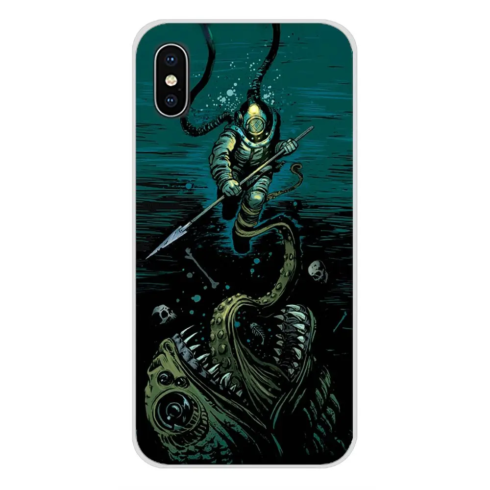 cuba Diving Helmet Underwater For Xiaomi Redmi Note 3 4 5 6 7 8 Pro Mi Max Mix 2 2S Pocophone F1 Accessories Phone Cases Cover | Мобильные