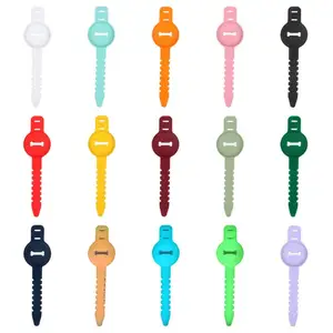 silicone protective case for airtag case skin friendly light protective cover wearable pet collar anti lost device bone keychain free global shipping