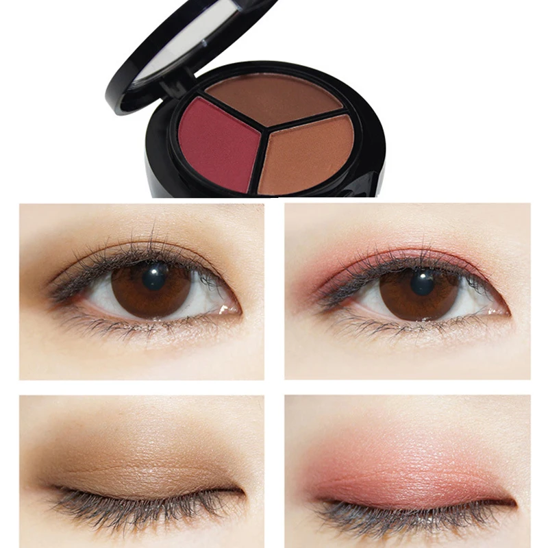 Палетка теней для век 3 цвета