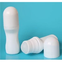 1 pcs 30ml plastic white roll on bottles 30cc deodorant cosmetic roll on container with big roller ball new arrival