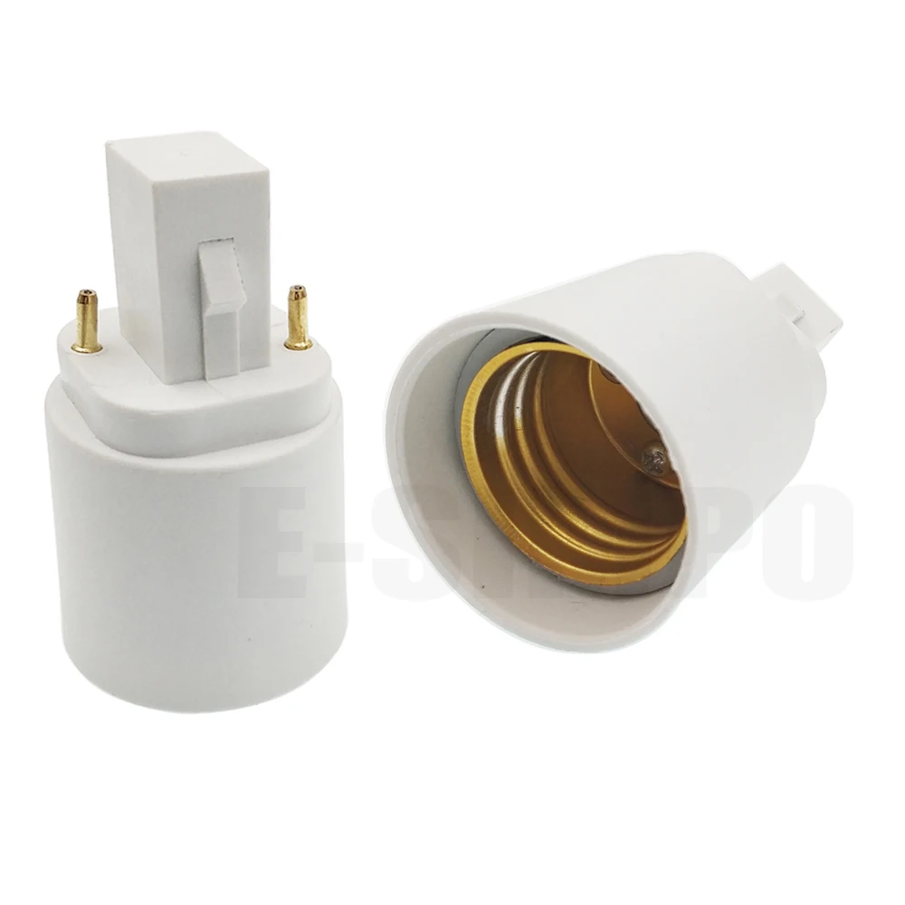 8 шт. адаптер для цоколя лампы 2Pin CFL G24 в E27 G24d E26 2P 21 мм CE Rohs E26/E27|g24 to e27|e27 g24 adaptere27 e27 |