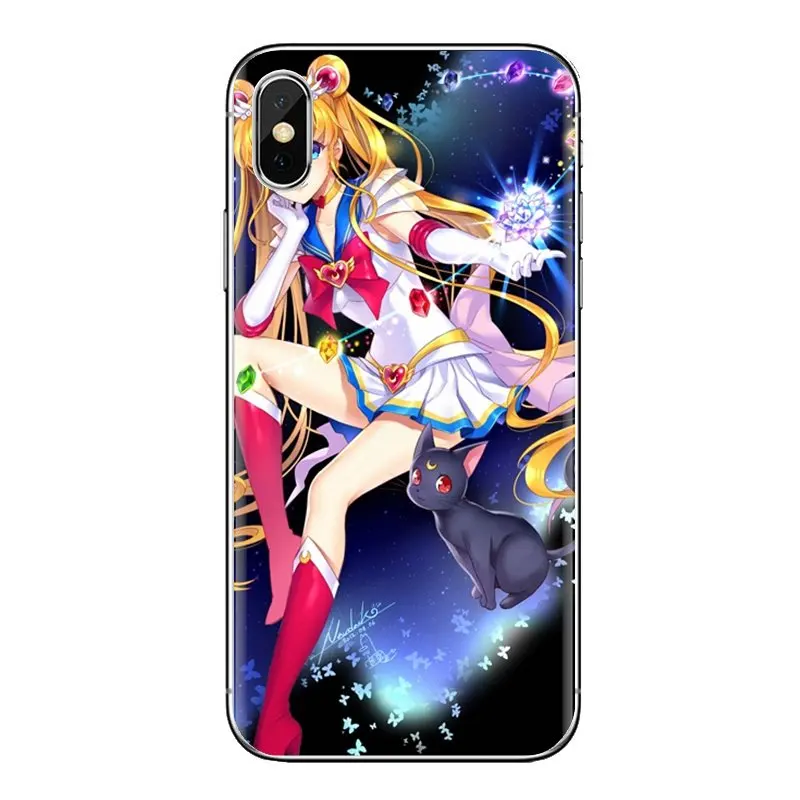 Silicone Phone Cover Bag For Xiaomi Redmi 4 3 3S Pro Mi3 Mi4 Mi4i Mi4C Mi5 Mi5S Mi Max Note 2 Soldier Sailor Moon Cute anime |